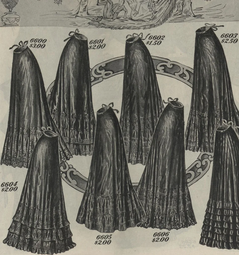 An illustration from The Gimbel book : Paris, London, and American styles, 1910, leaf 54