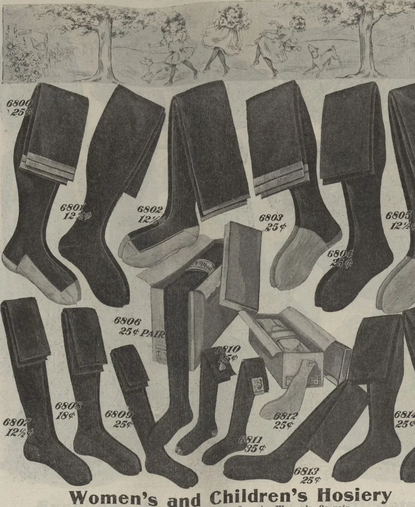 An illustration from The Gimbel book : Paris, London, and American styles, 1910, leaf 56