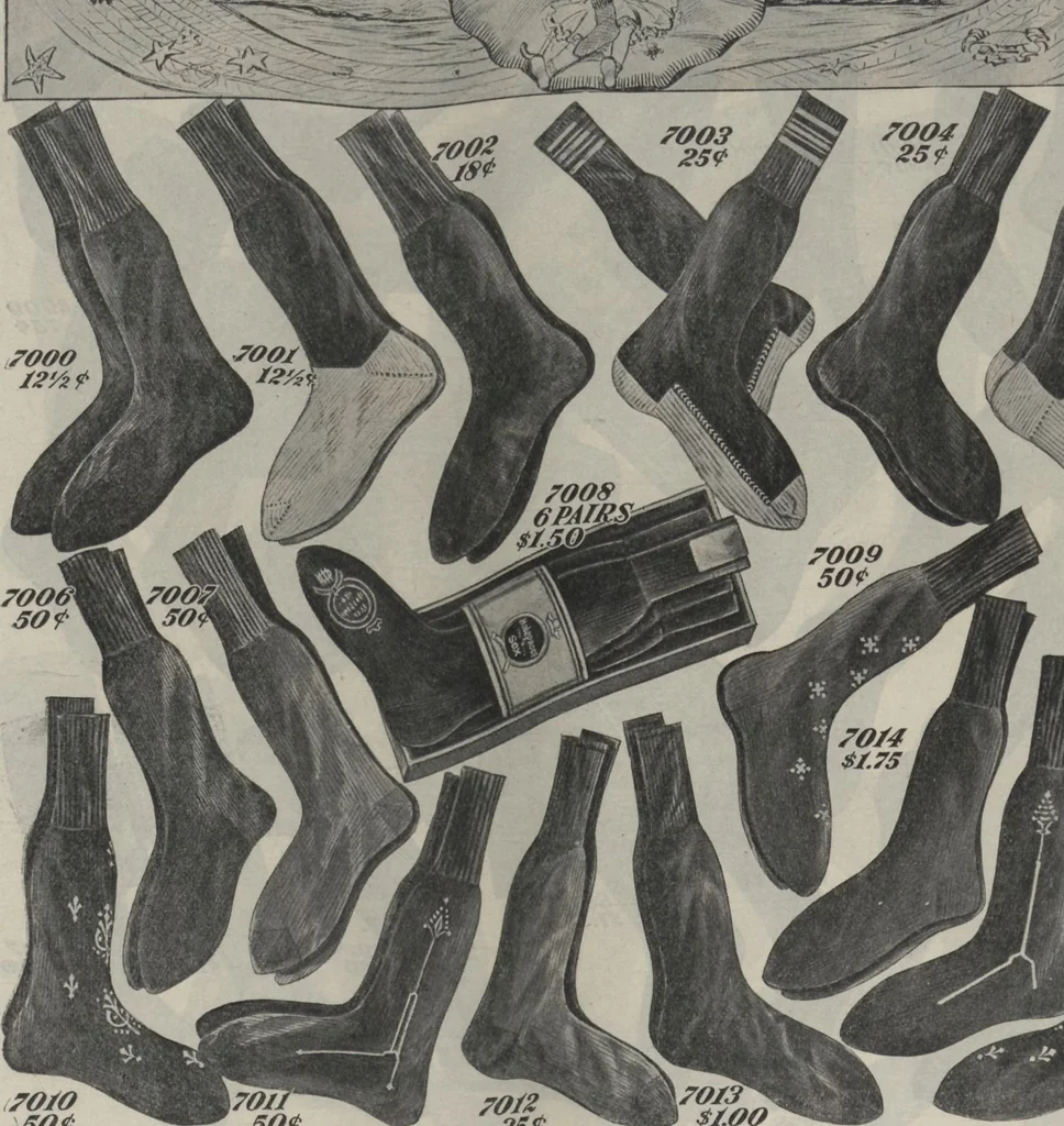 An illustration from The Gimbel book : Paris, London, and American styles, 1910, leaf 58