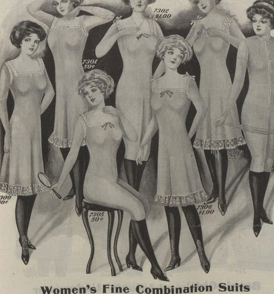 An illustration from The Gimbel book : Paris, London, and American styles, 1910, leaf 61