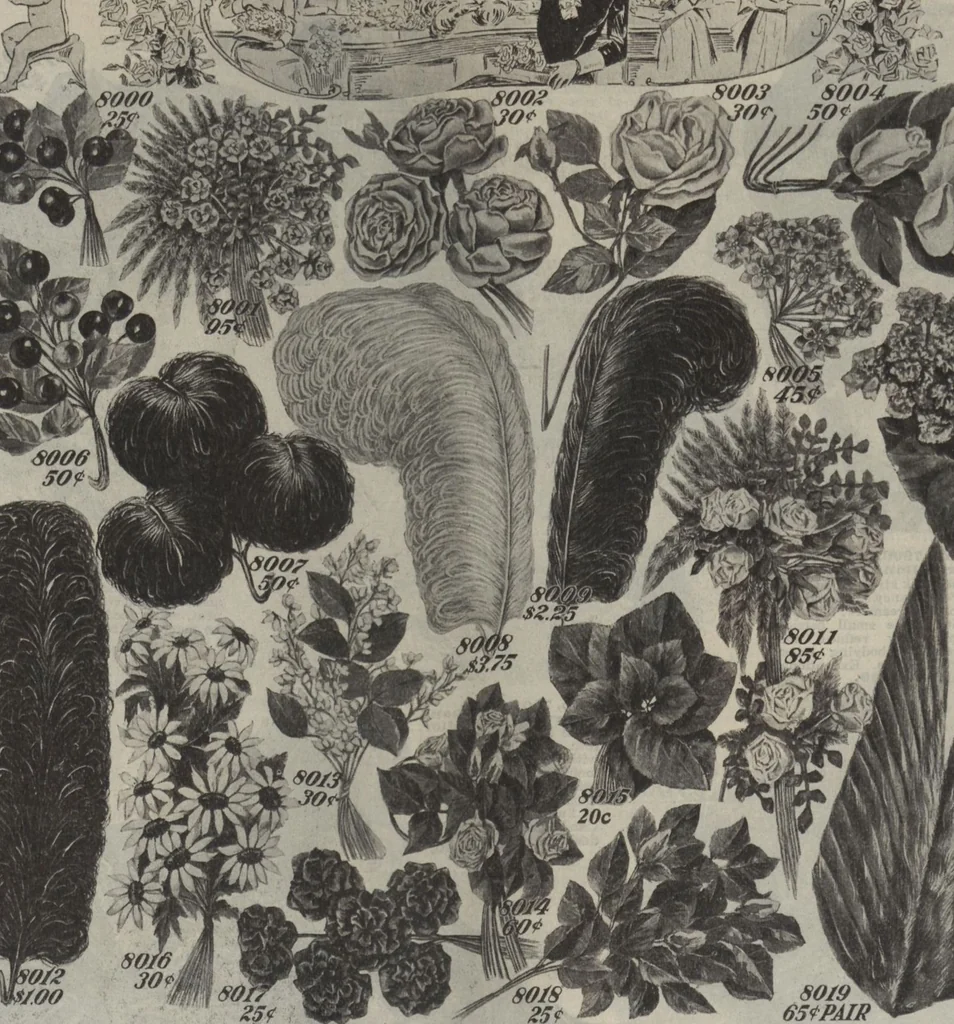 An illustration from The Gimbel book : Paris, London, and American styles, 1910, leaf 68