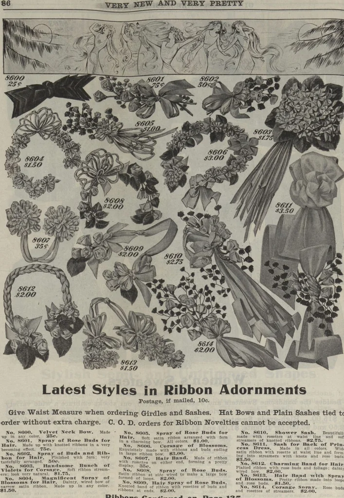 An illustration from The Gimbel book : Paris, London, and American styles, 1910, leaf 74