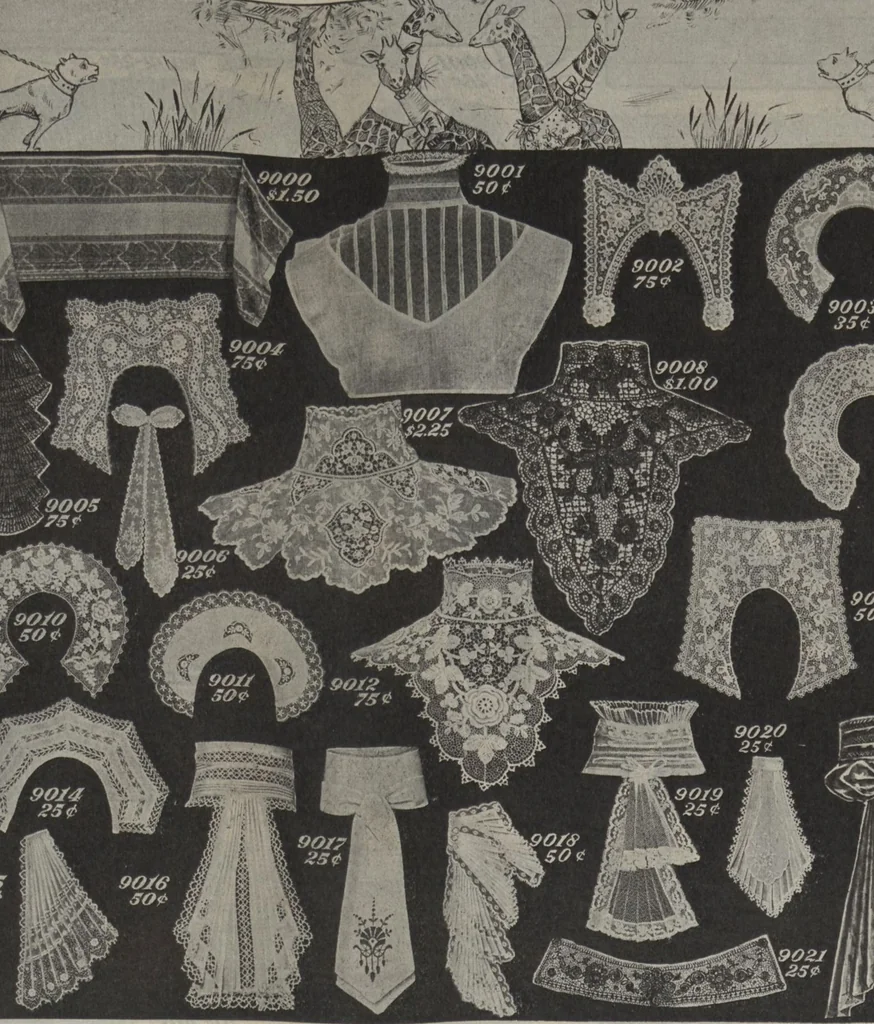 An illustration from The Gimbel book : Paris, London, and American styles, 1910, leaf 78