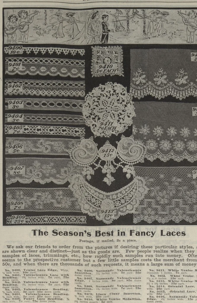 An illustration from The Gimbel book : Paris, London, and American styles, 1910, leaf 82