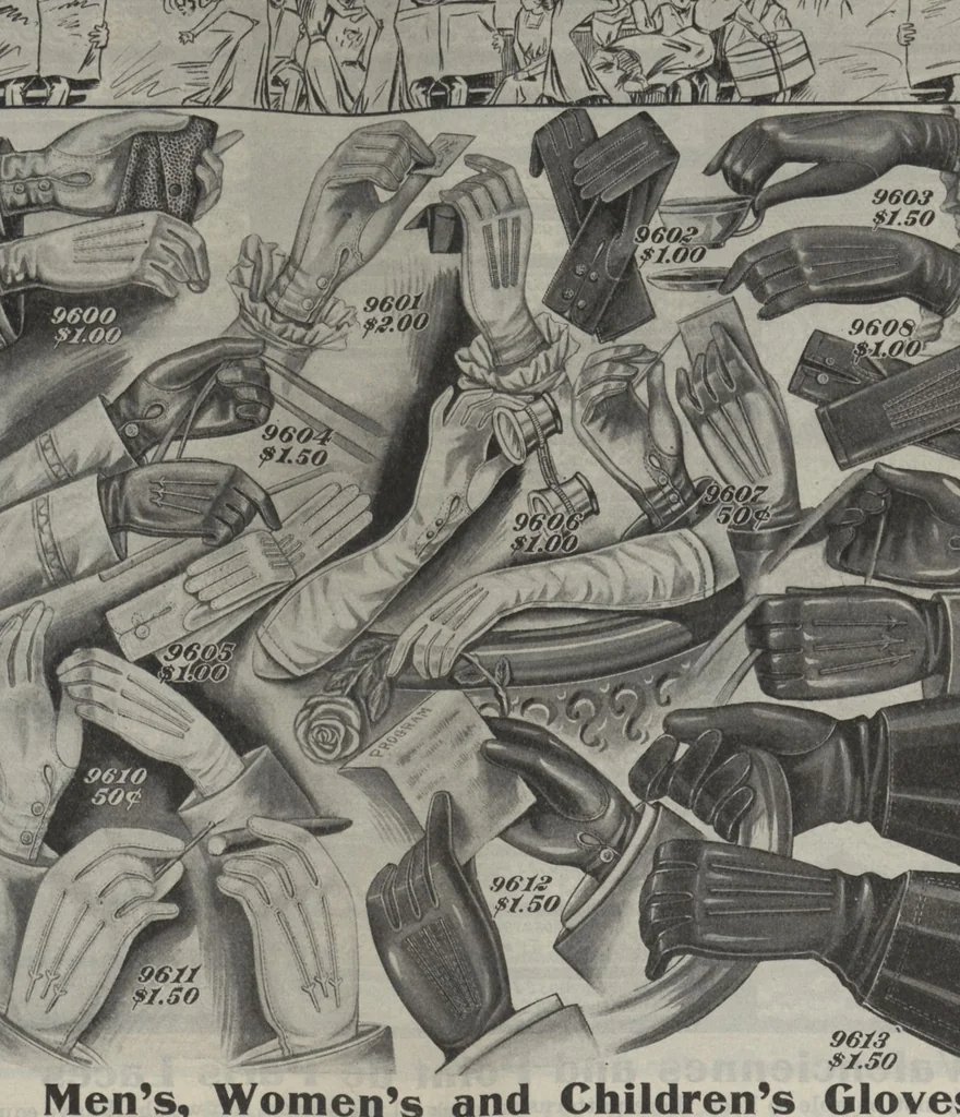 An illustration from The Gimbel book : Paris, London, and American styles, 1910, leaf 84
