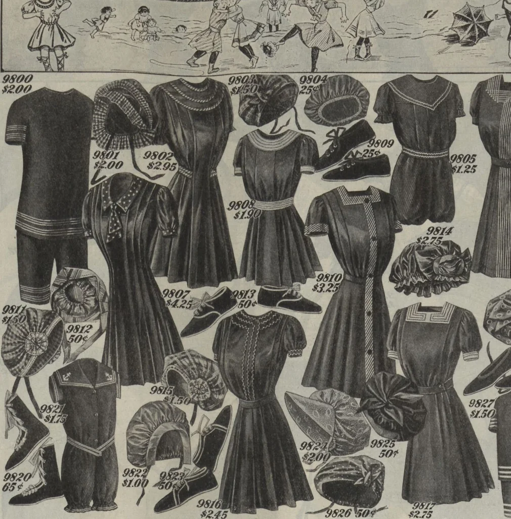 An illustration from The Gimbel book : Paris, London, and American styles, 1910, leaf 86