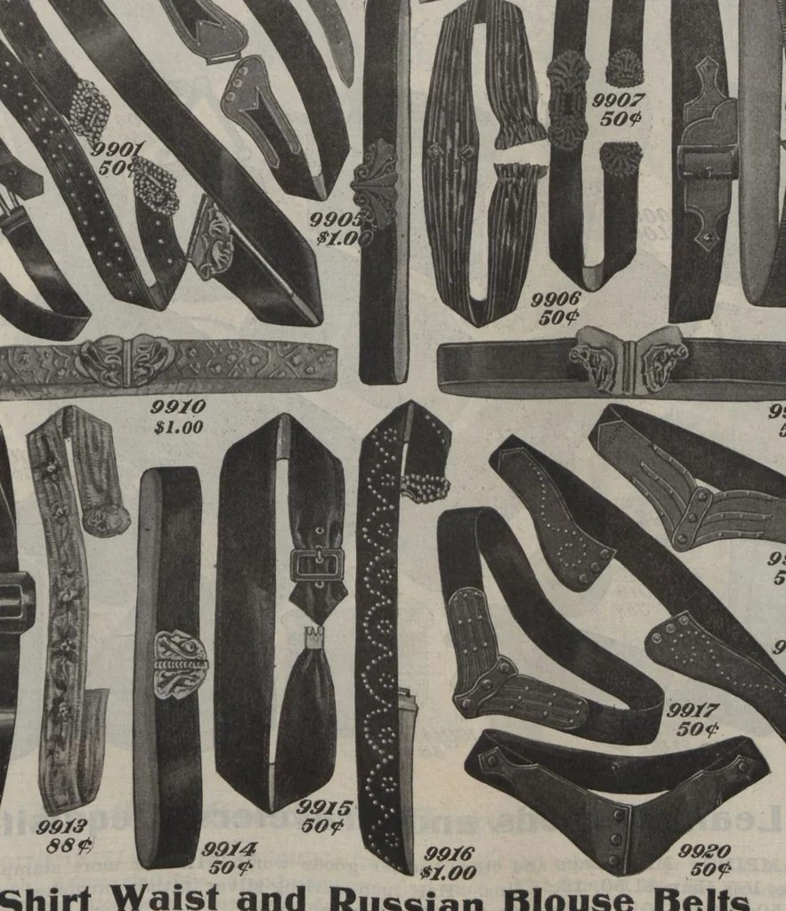 An illustration from The Gimbel book : Paris, London, and American styles, 1910, leaf 87
