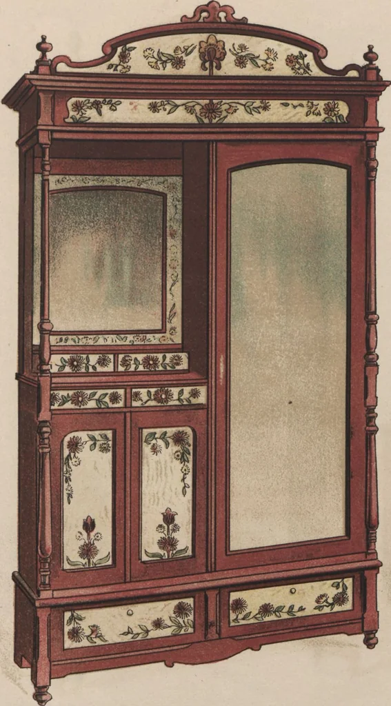 An illustration from Chambres à coucher & salles à manger / Maxime Clair, 1901, leaf 15