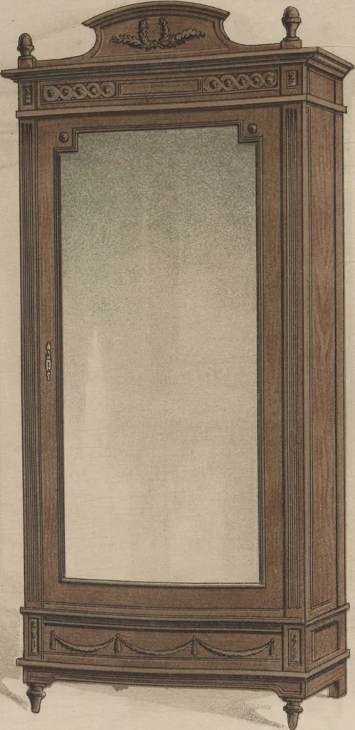 An illustration from Chambres à coucher & salles à manger / Maxime Clair, 1901, leaf 16