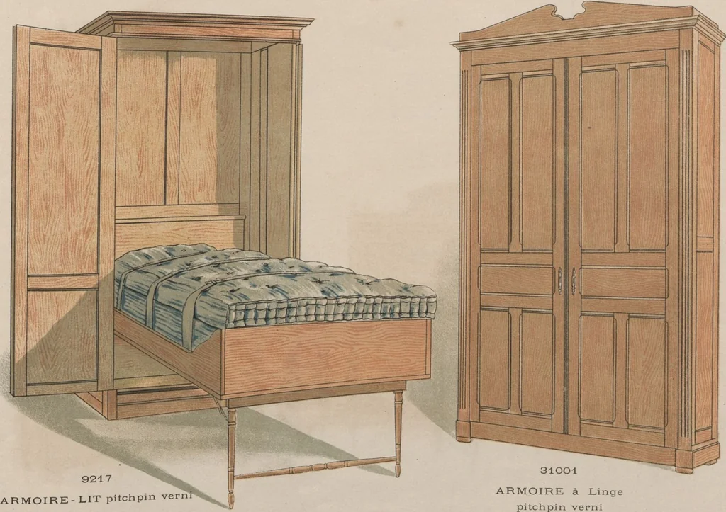 An illustration from Chambres à coucher & salles à manger / Maxime Clair, 1901, leaf 17