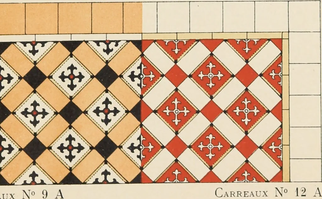 An illustration from Carreaux mosaïques, 1907, leaf 21
