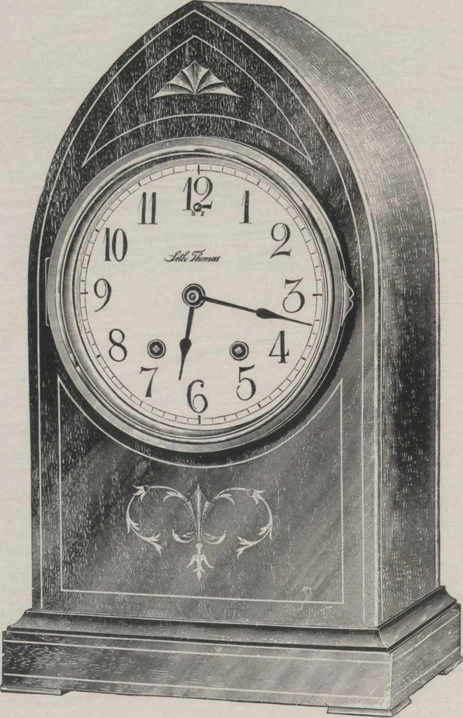 An illustration from Catalogue, 1906-1907, Sept. 1, 1906 / Seth Thomas Clock Company, 1906, leaf 14