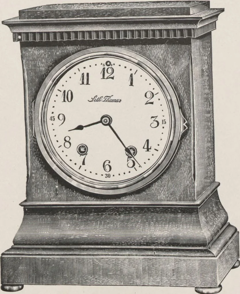 An illustration from Catalogue, 1906-1907, Sept. 1, 1906 / Seth Thomas Clock Company, 1906, leaf 17