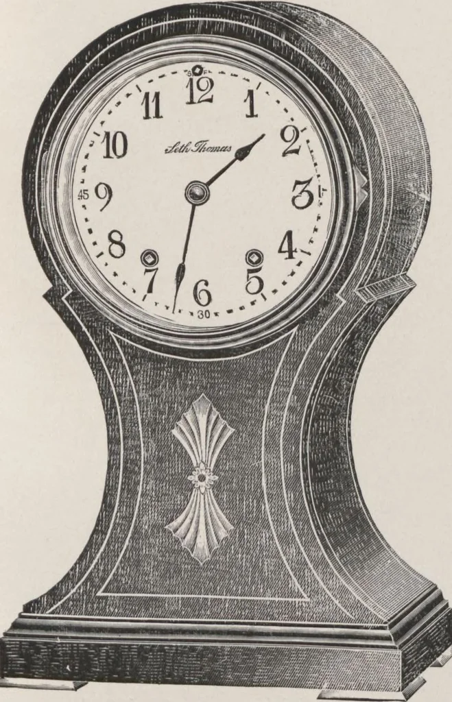 An illustration from Catalogue, 1906-1907, Sept. 1, 1906 / Seth Thomas Clock Company, 1906, leaf 17