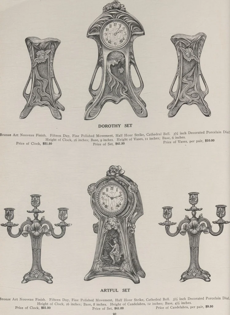 An illustration from Catalogue, 1906-1907, Sept. 1, 1906 / Seth Thomas Clock Company, 1906, leaf 22