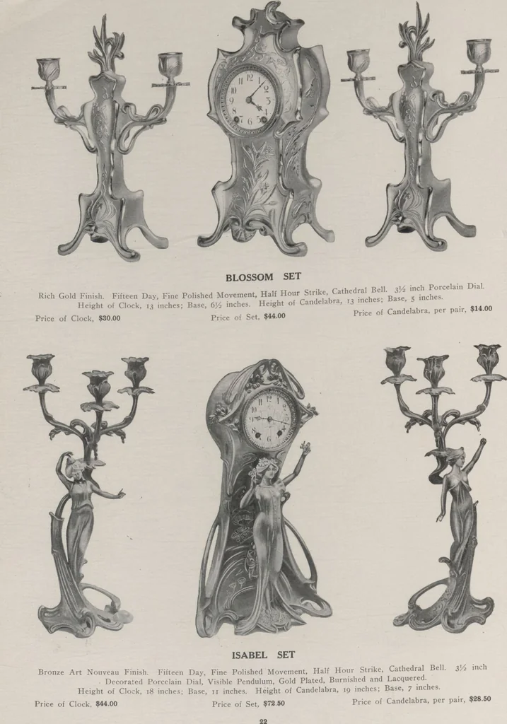 An illustration from Catalogue, 1906-1907, Sept. 1, 1906 / Seth Thomas Clock Company, 1906, leaf 24