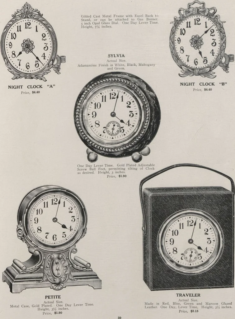 An illustration from Catalogue, 1906-1907, Sept. 1, 1906 / Seth Thomas Clock Company, 1906, leaf 41