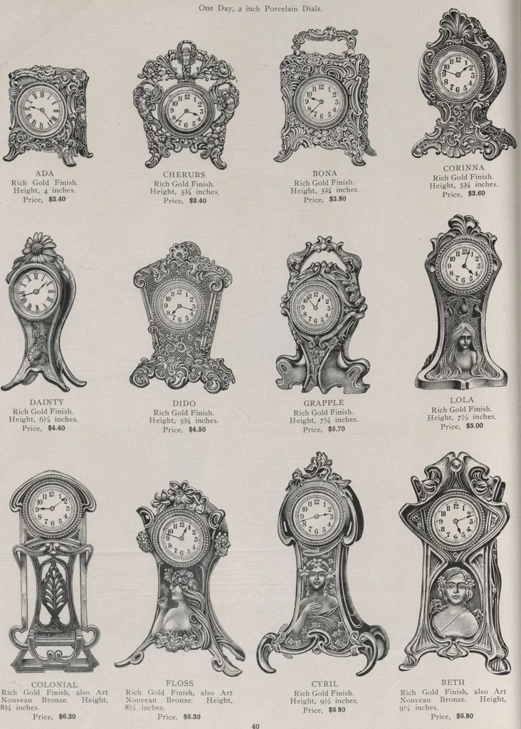 An illustration from Catalogue, 1906-1907, Sept. 1, 1906 / Seth Thomas Clock Company, 1906, leaf 42
