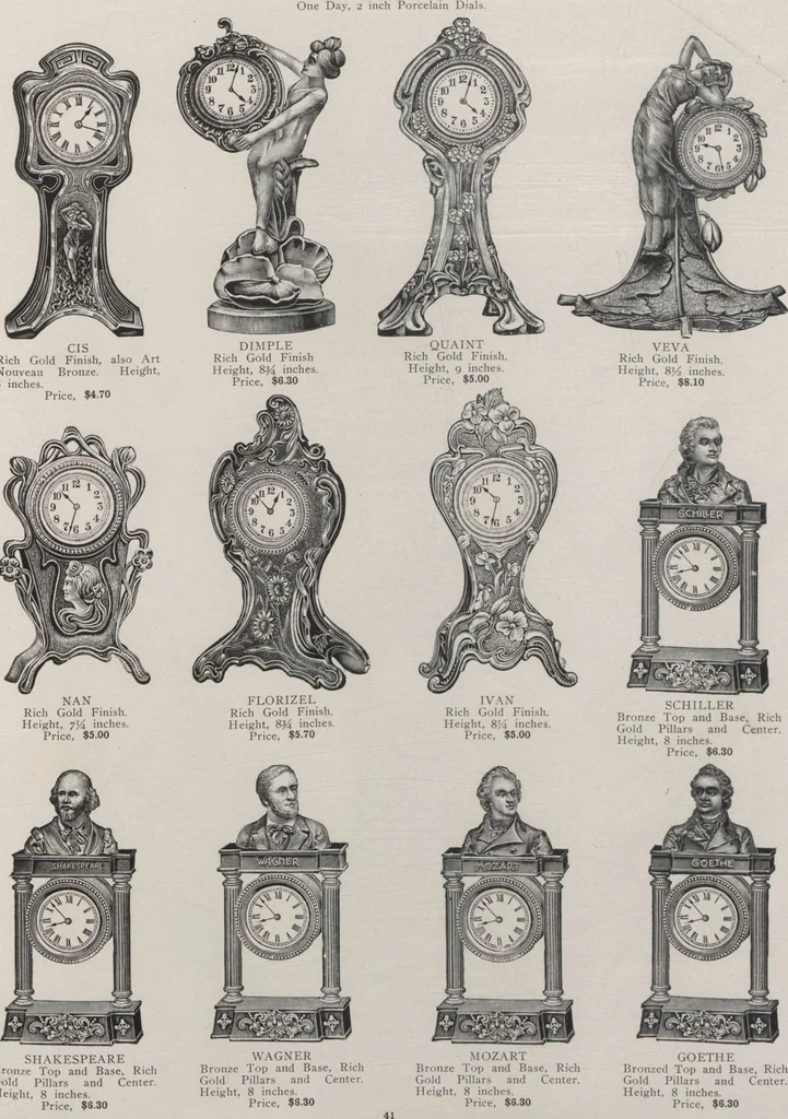 An illustration from Catalogue, 1906-1907, Sept. 1, 1906 / Seth Thomas Clock Company, 1906, leaf 43