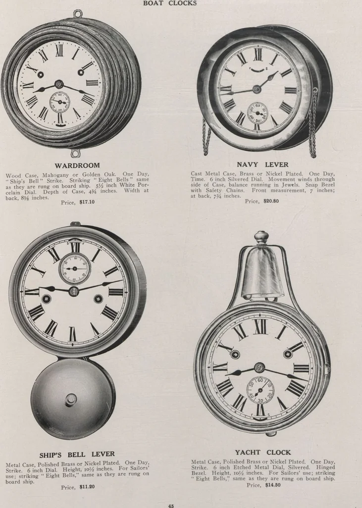 An illustration from Catalogue, 1906-1907, Sept. 1, 1906 / Seth Thomas Clock Company, 1906, leaf 47