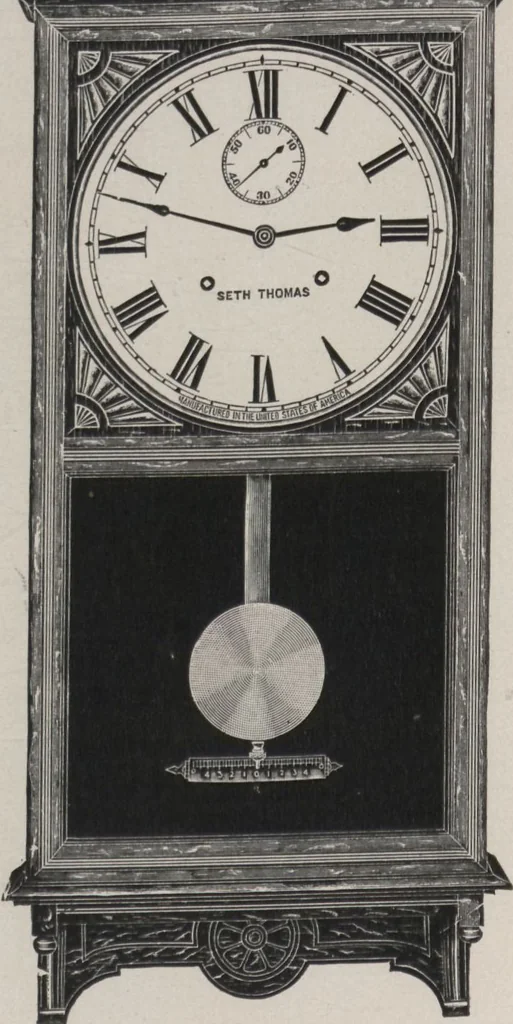 An illustration from Catalogue, 1906-1907, Sept. 1, 1906 / Seth Thomas Clock Company, 1906, leaf 54