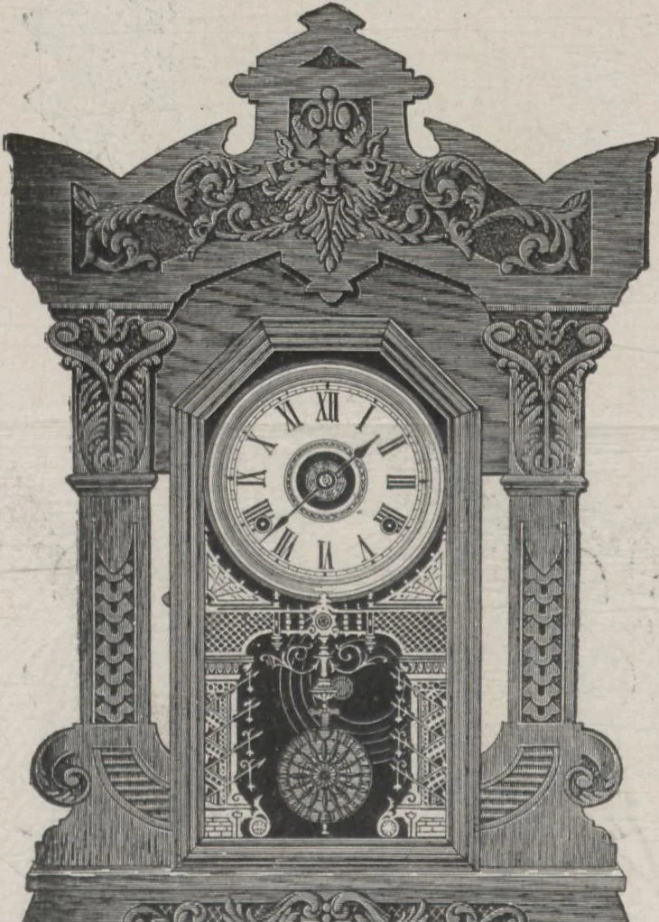 An illustration from Catalogue, 1906-1907, Sept. 1, 1906 / Seth Thomas Clock Company, 1906, leaf 54