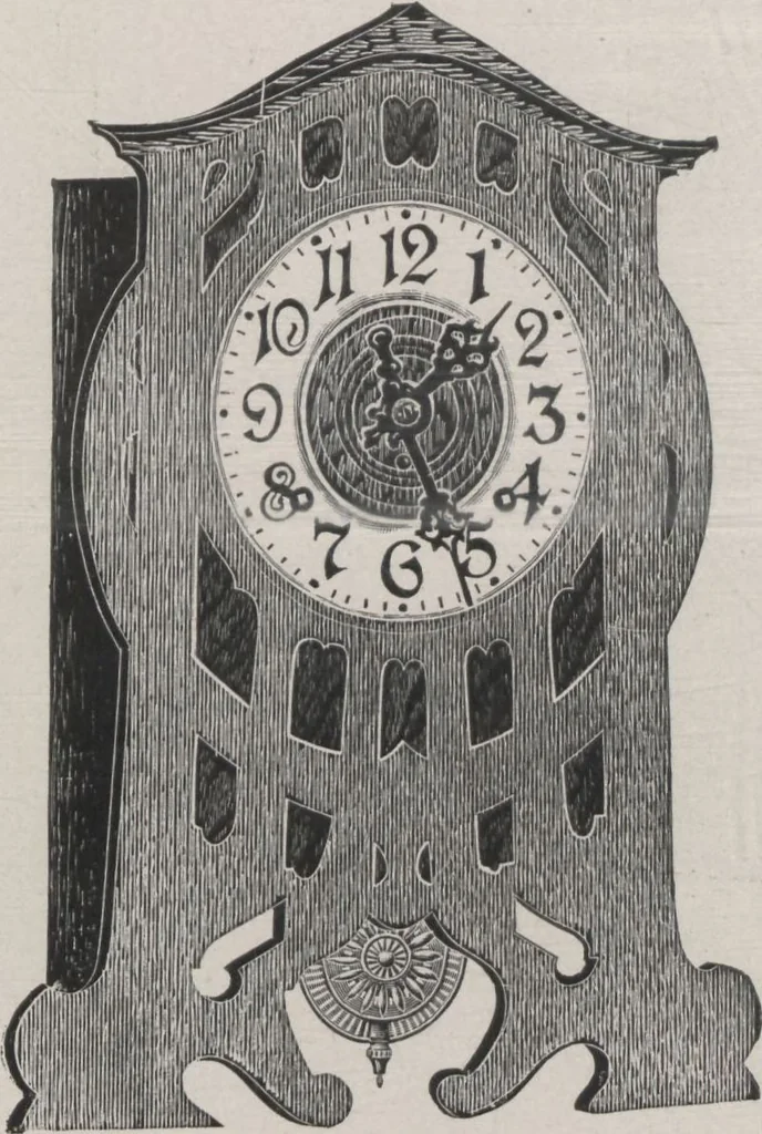 An illustration from Catalogue, 1906-1907, Sept. 1, 1906 / Seth Thomas Clock Company, 1906, leaf 55