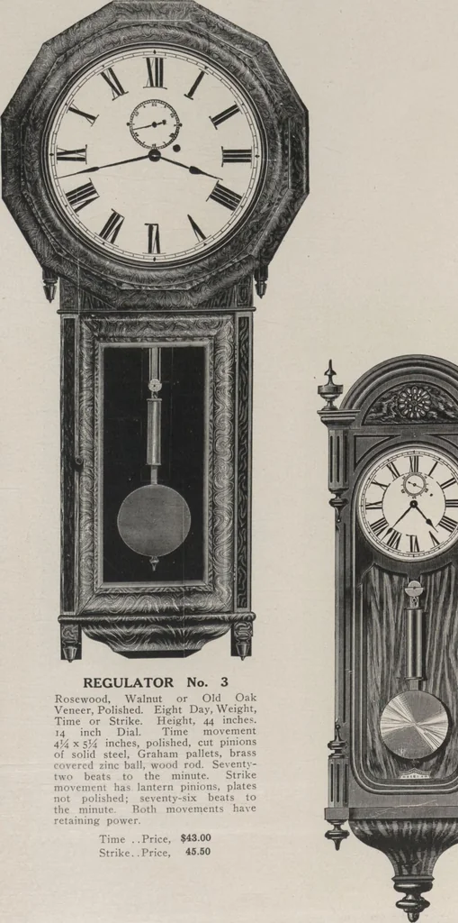 An illustration from Catalogue, 1906-1907, Sept. 1, 1906 / Seth Thomas Clock Company, 1906, leaf 66