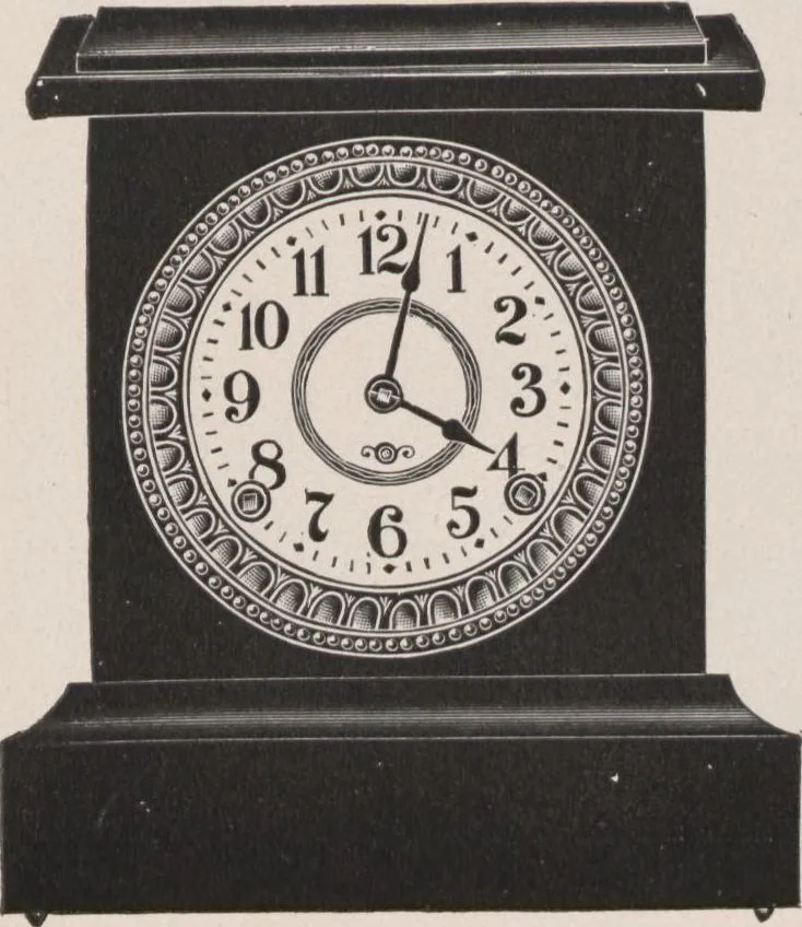 An illustration from Catalogue, 1906-1907, Sept. 1, 1906 / Seth Thomas Clock Company, 1906, leaf 7