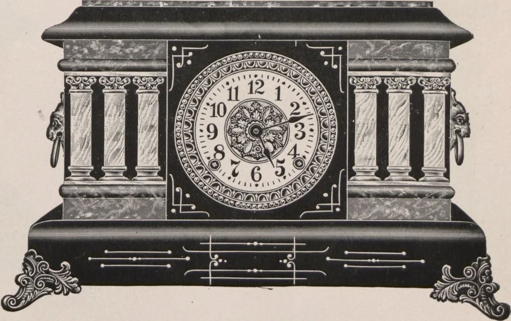 An illustration from Catalogue, 1906-1907, Sept. 1, 1906 / Seth Thomas Clock Company, 1906, leaf 7