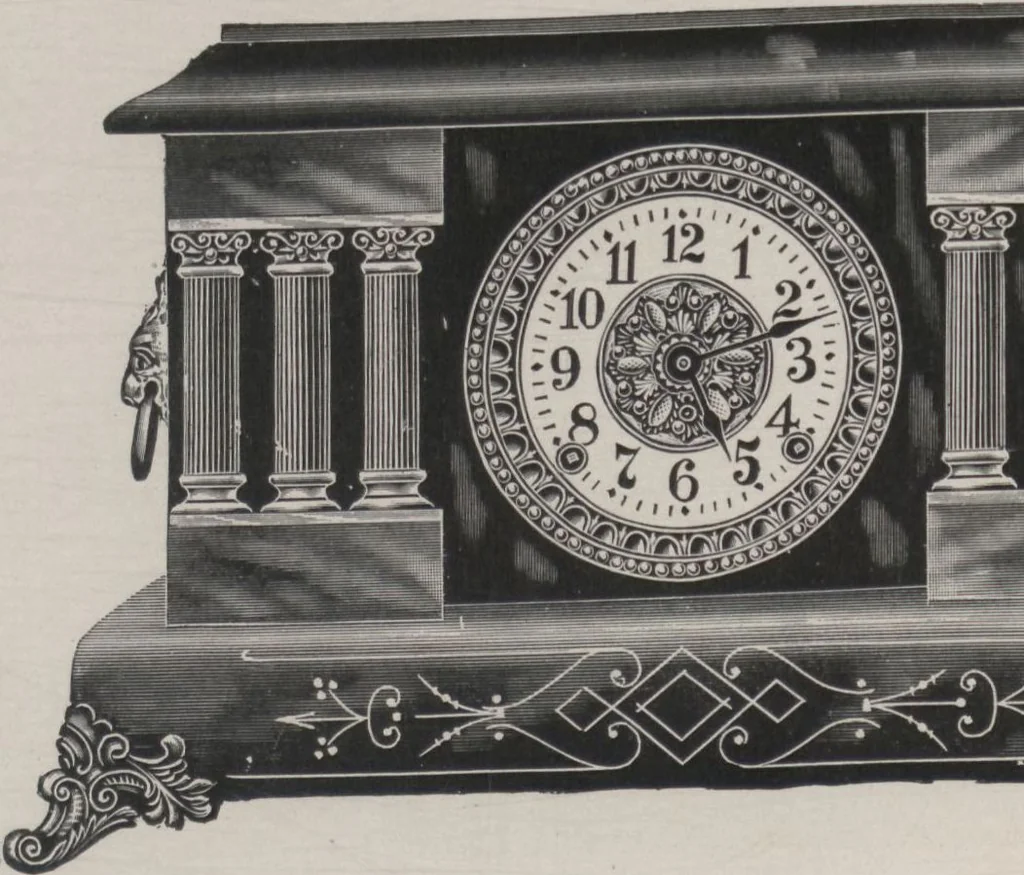 An illustration from Catalogue, 1906-1907, Sept. 1, 1906 / Seth Thomas Clock Company, 1906, leaf 8