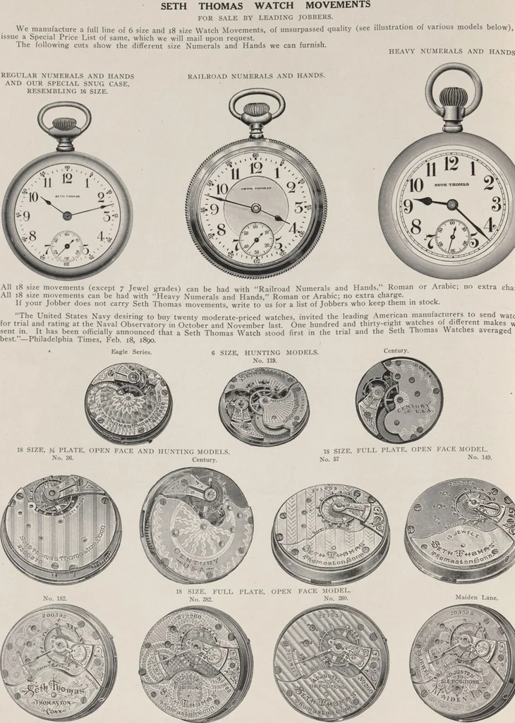 An illustration from Catalogue, 1906-1907, Sept. 1, 1906 / Seth Thomas Clock Company, 1906, leaf 80
