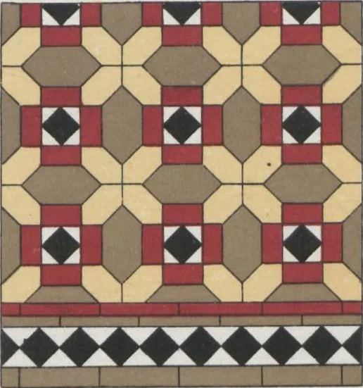 An illustration from The Malkin Tile Works Co. Ltd, 1900, leaf 15