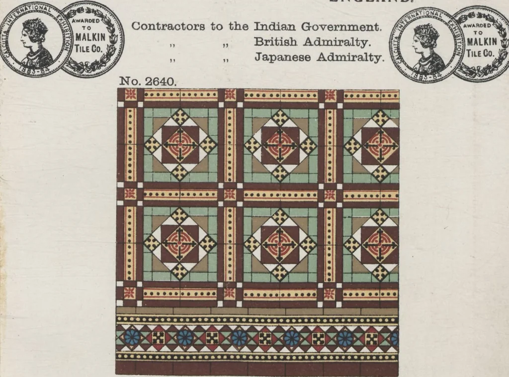 An illustration from The Malkin Tile Works Co. Ltd, 1900, leaf 5