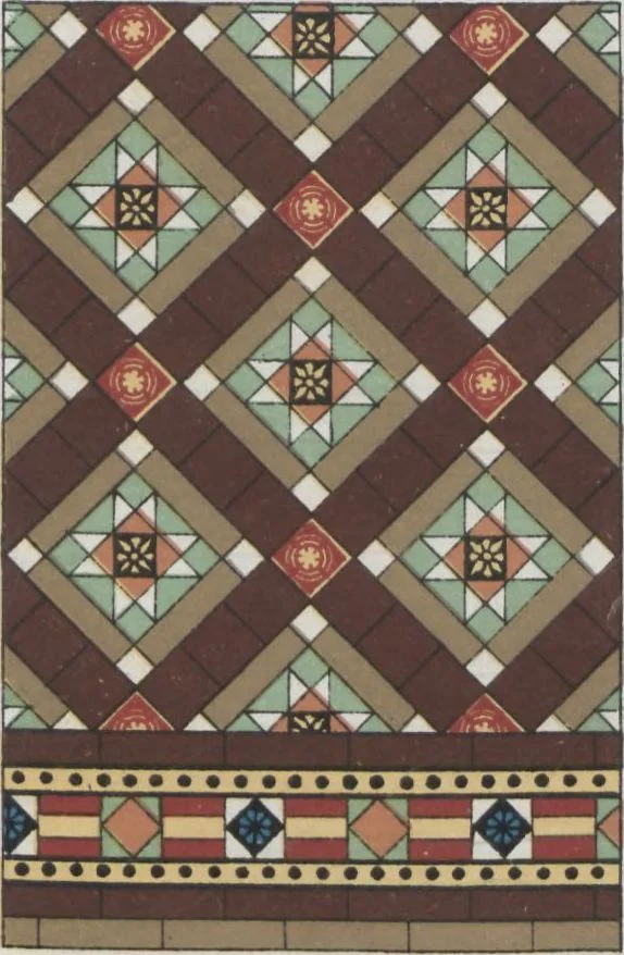 An illustration from The Malkin Tile Works Co. Ltd, 1900, leaf 9
