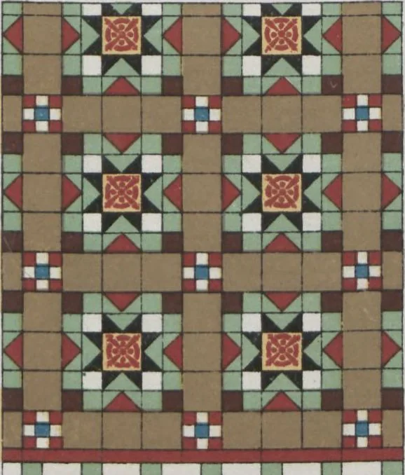 An illustration from The Malkin Tile Works Co. Ltd, 1900, leaf 9