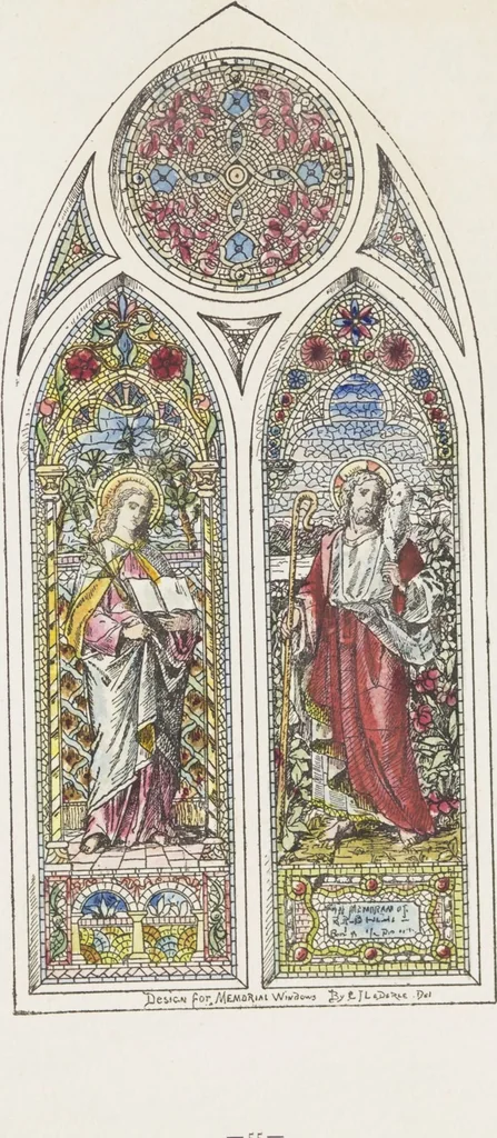 An illustration from Belcher Mosaic Glass Co. : [catalog], 1886, leaf 113