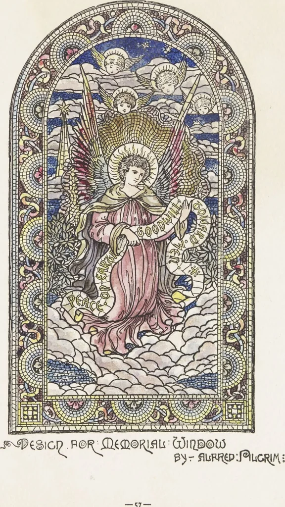 An illustration from Belcher Mosaic Glass Co. : [catalog], 1886, leaf 117