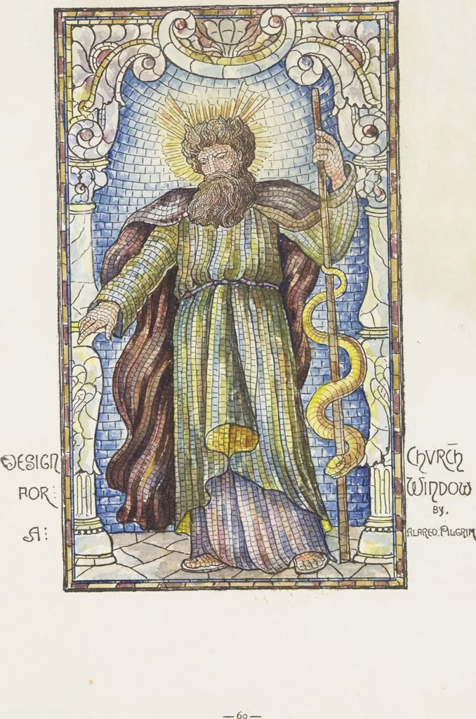 An illustration from Belcher Mosaic Glass Co. : [catalog], 1886, leaf 123