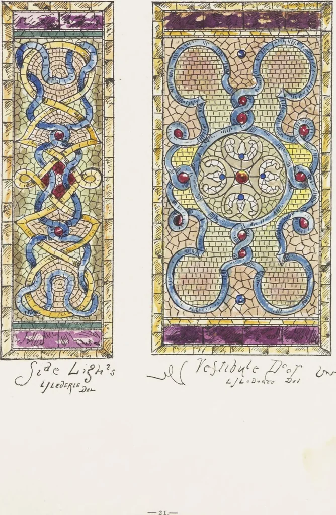 An illustration from Belcher Mosaic Glass Co. : [catalog], 1886, leaf 45