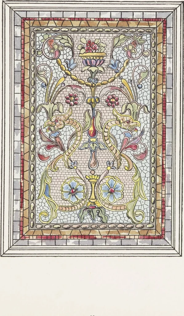 An illustration from Belcher Mosaic Glass Co. : [catalog], 1886, leaf 47