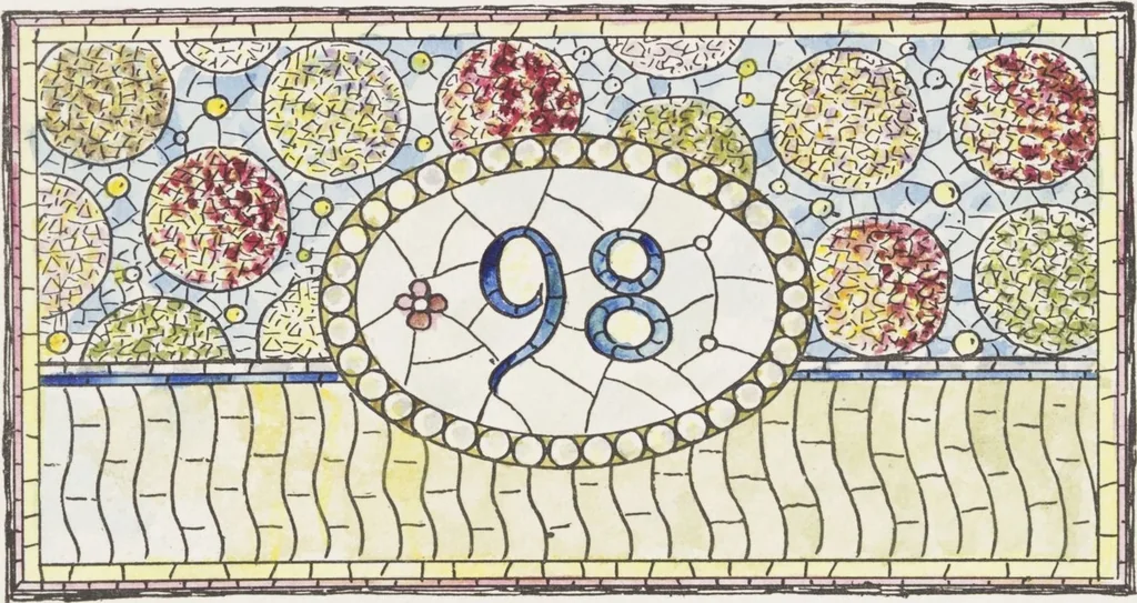 An illustration from Belcher Mosaic Glass Co. : [catalog], 1886, leaf 53