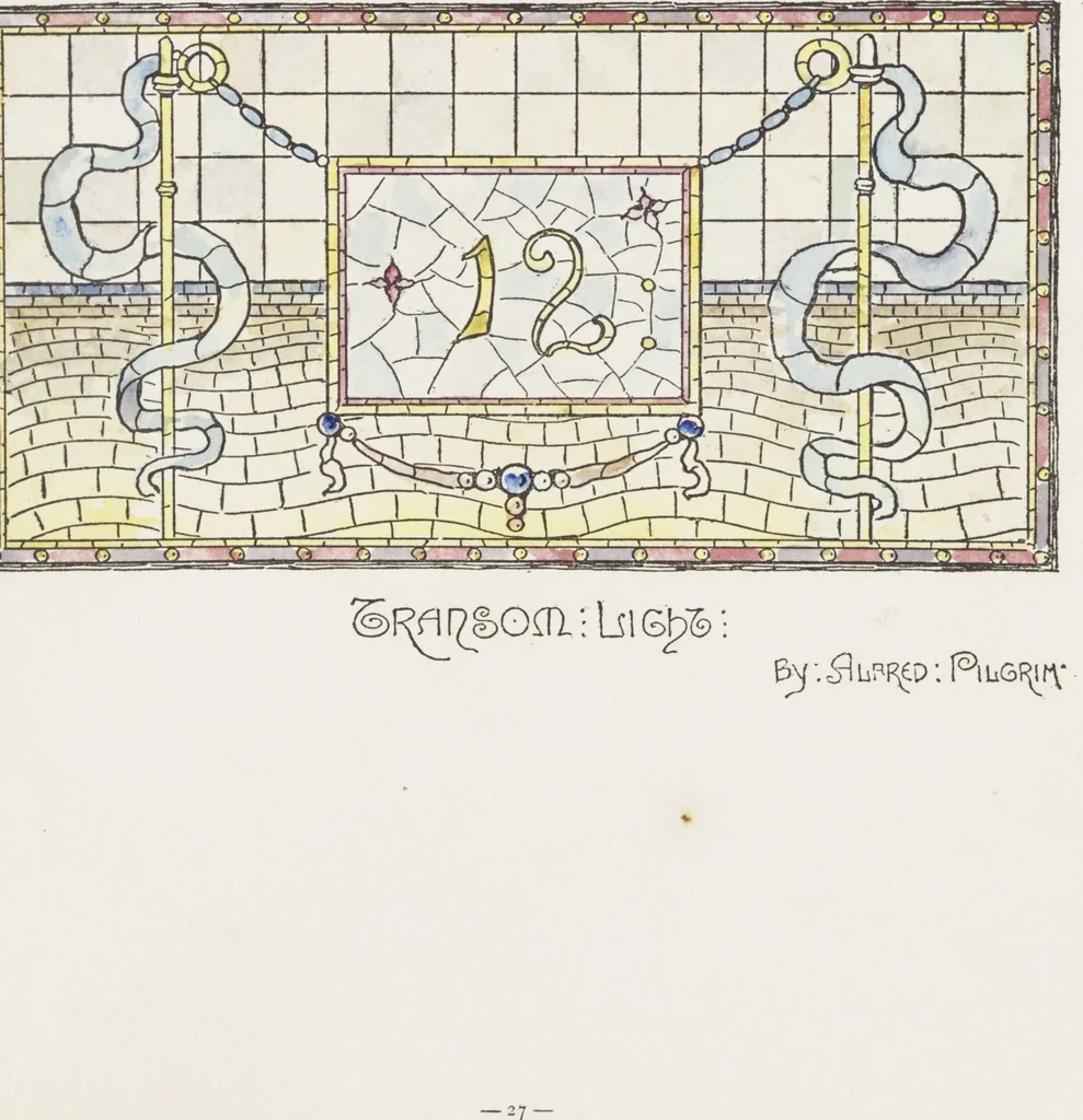 An illustration from Belcher Mosaic Glass Co. : [catalog], 1886, leaf 57