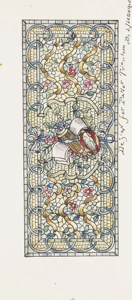 An illustration from Belcher Mosaic Glass Co. : [catalog], 1886, leaf 59