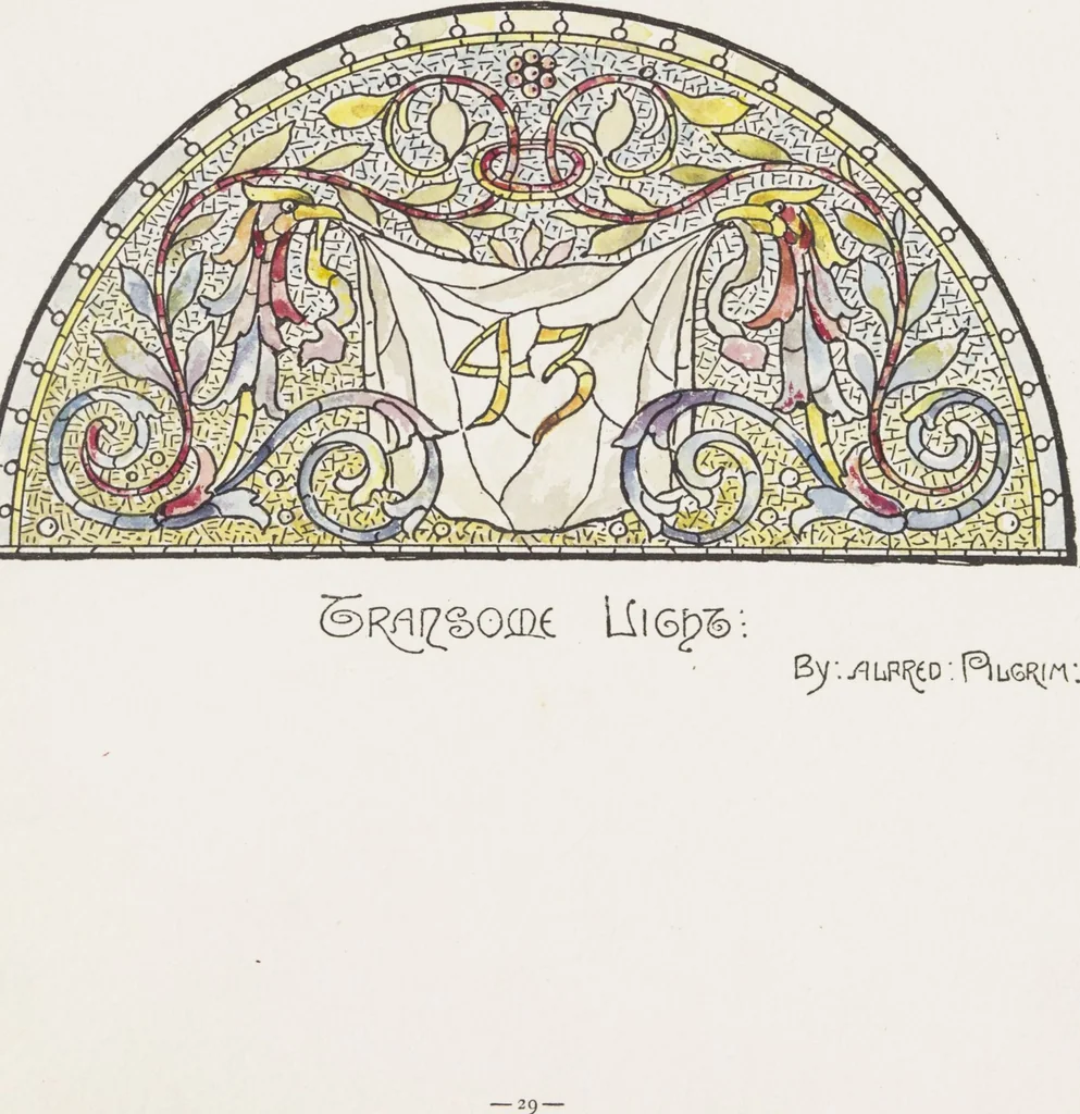 An illustration from Belcher Mosaic Glass Co. : [catalog], 1886, leaf 61
