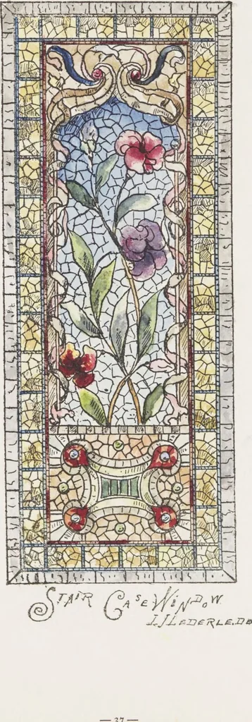 An illustration from Belcher Mosaic Glass Co. : [catalog], 1886, leaf 77
