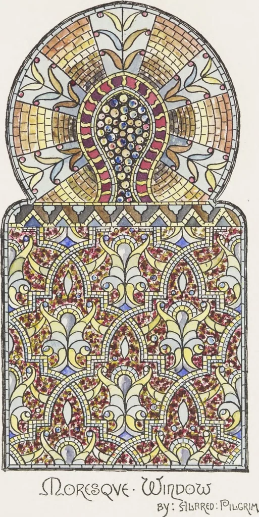 An illustration from Belcher Mosaic Glass Co. : [catalog], 1886, leaf 85
