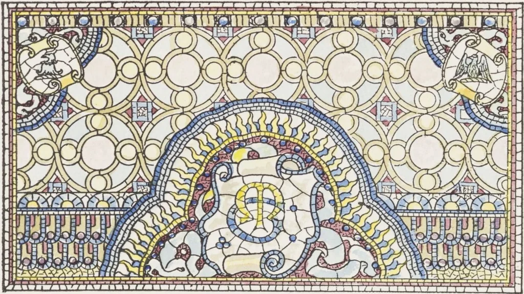 An illustration from Belcher Mosaic Glass Co. : [catalog], 1886, leaf 89