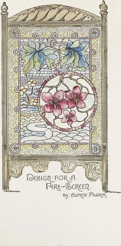 An illustration from Belcher Mosaic Glass Co. : [catalog], 1886, leaf 93