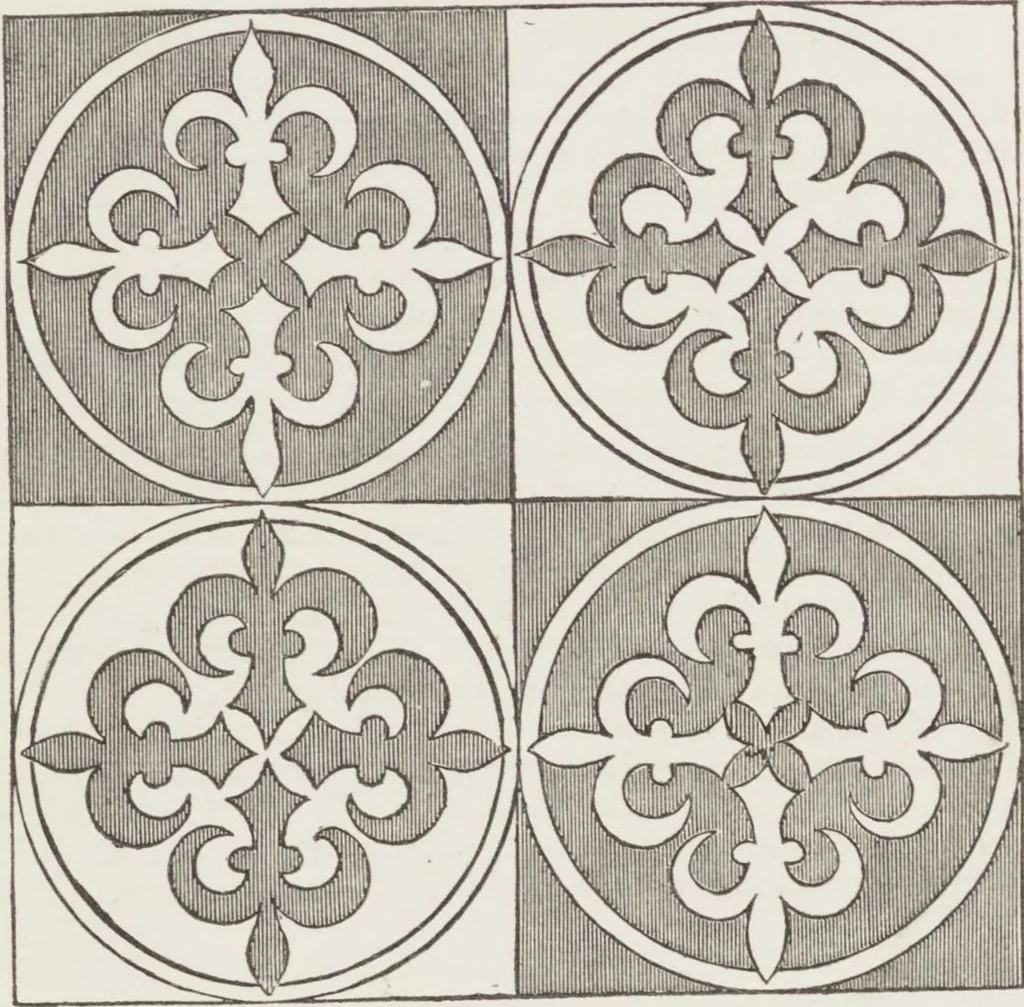 An illustration from An essay on church furniture and decoration / by Edward L. Cutts, 1854, leaf 147